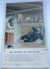 Edwardian Song Card Postcard