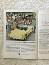 1959 Corvette Print Ad Sports
