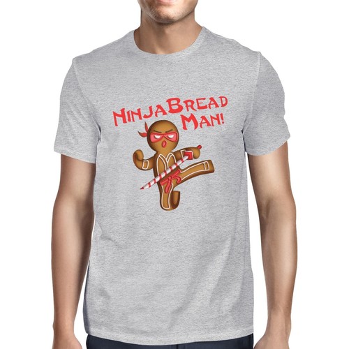 1tee mens ninjabread man - 1tee,