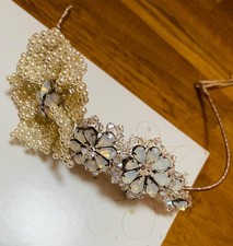 Opal & Pearl Bridal Tiara Headband - 'Anais' by Polly Edwards - Wedding Bride