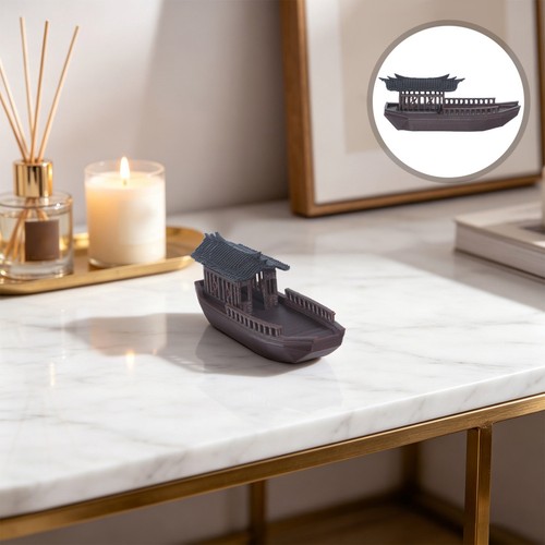4pcs miniature floating boat - 4pcs,