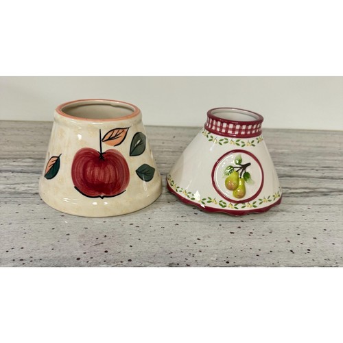 Vintage ceramic apple pear - apple,