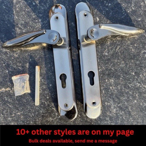 Sleek polished grey chrome - polished,