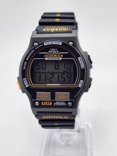 NOS Timex Ironman Triathlon Men's Watch 746-E4 Rubber Band Digital 8 Lap T5H941