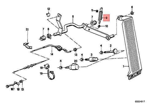 Bmw tension spring for 1502 - tension,