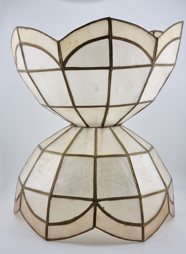 Vintage capiz shell - 2, lamp