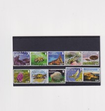 Collection of Guernsey stamp sets NVI modern values GSY & UK