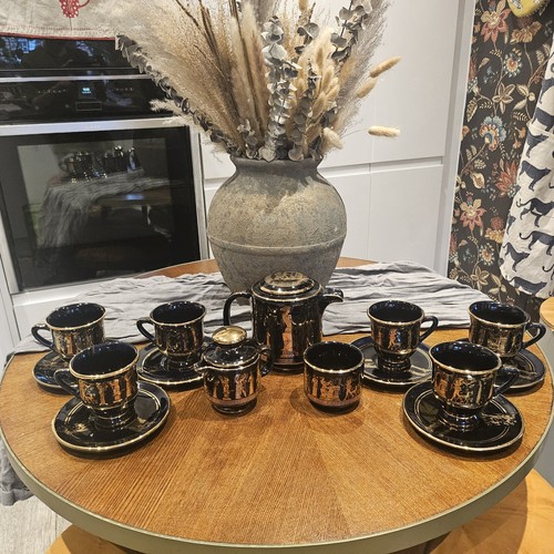 24k gold handmade greek coffee - gold,