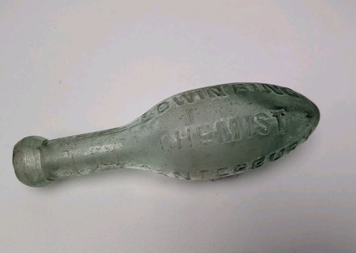 Vintage glass torpedo - torpedo, bottle