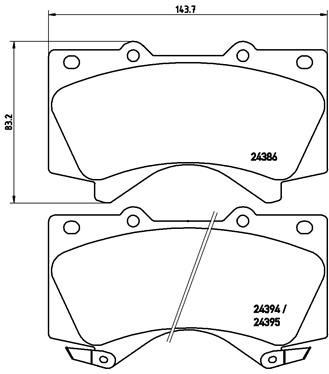 Brembo brake pad - brembo,
