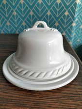 VINTAGE CHEESE DISH ROUND BELL
