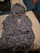 Ladies Hooded Dressing Gown