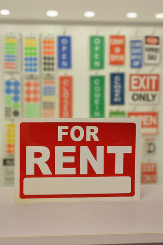 For rent sign 30cm wide - for,