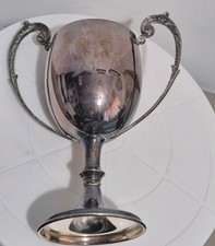 Vintage trophy cup silver - cup,