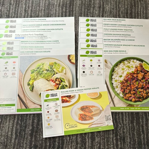 Hello fresh recipe - recipe, cards