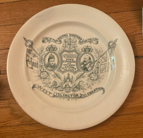 Antique edward vii coronation - antique,