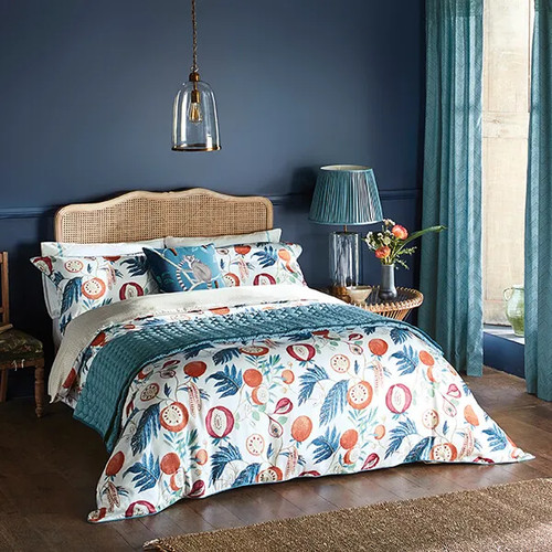 Sanderson jackfruit duvet - jackfruit,