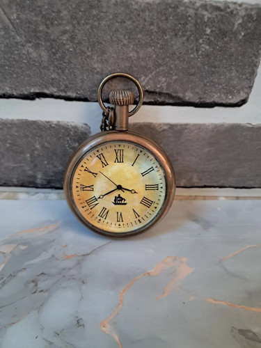 Antique style brass pocket - brass,
