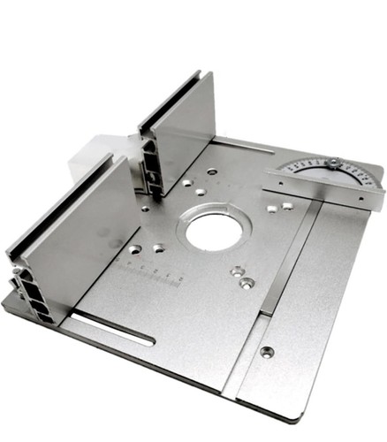 Aluminum router table insert - table,