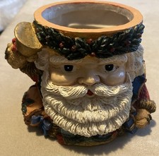 Santa Claus Face Candleholder