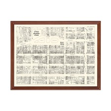 Old Map of San Jose, CA 1952 - Vintage San Jose California A