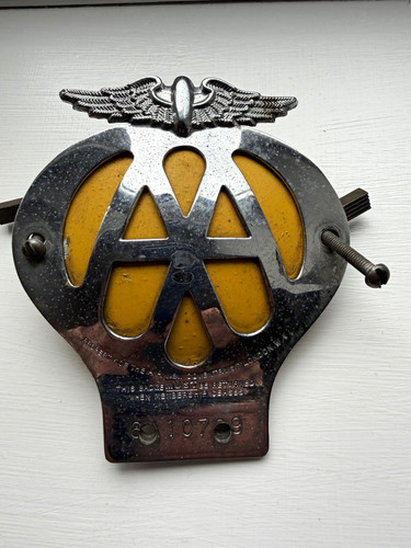 Vintage grille badge - vintage,