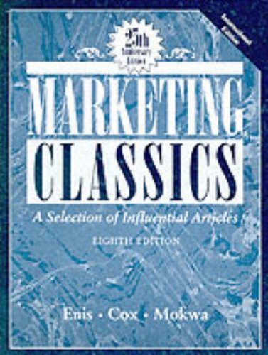 Marketing classics a - marketing,