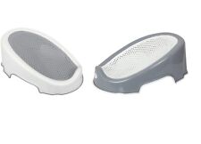 Soft Touch Baby Bath Tub Silicone Mesh Support Non Slip Base New born. 2 Colours