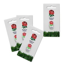 England Rugby Pin Badge x 4  -