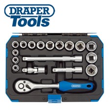 DRAPER 18 Piece Metric 3/8" Sq