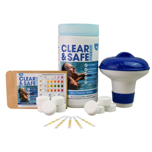 Clear safe 1kg 20g chlorine - 20g,