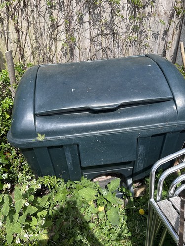 Coal bunker green plastic - coal,