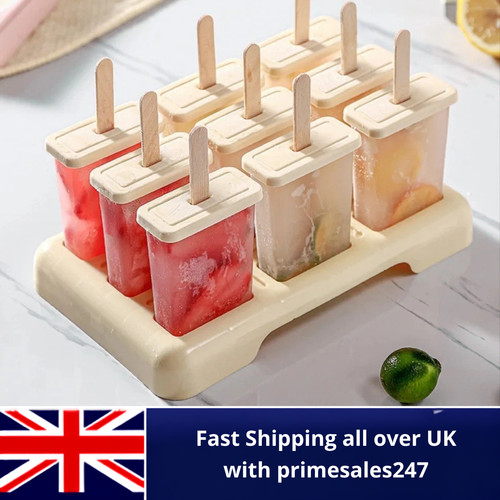 Ice lolly cream maker mold - cream,