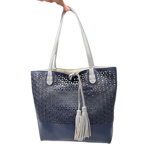 Imoshin laser cut tote bag - imoshin,