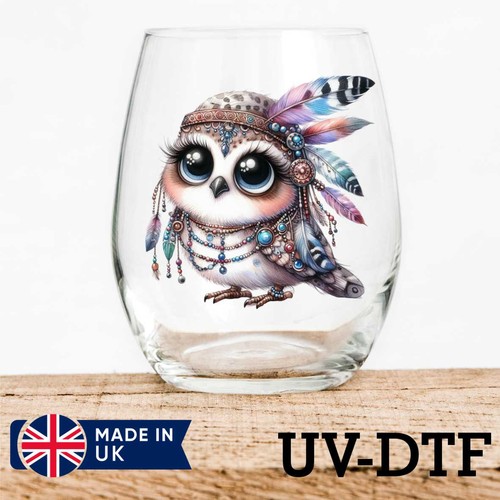 Feathers owl bird - bird, 8pcs