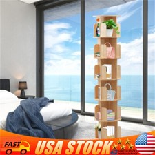 6 Tier Rotating Bookshelf 360
