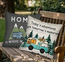 2 Pack Camping Design Cushion