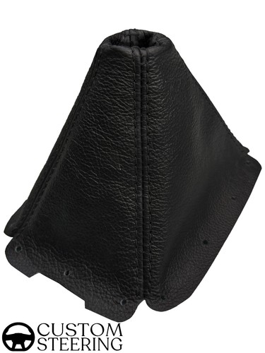 Black leather gear gaiter - gear,