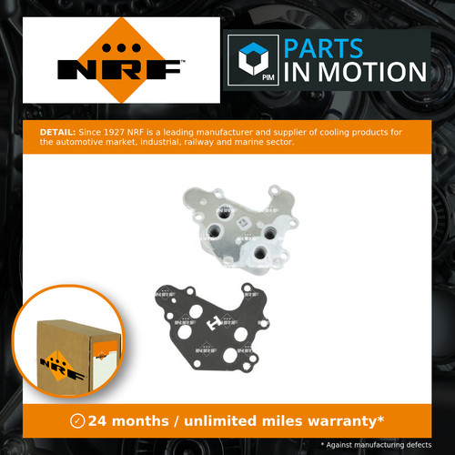 Oil cooler fits vauxhall nrf - oil,