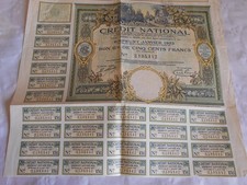 Vintage share certificate
