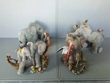 Tuskers x 4. Collectable Elephants No Boxes. Excellent Condition.
