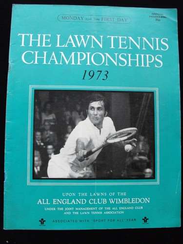 Tennis wimbledon programme - tennis,