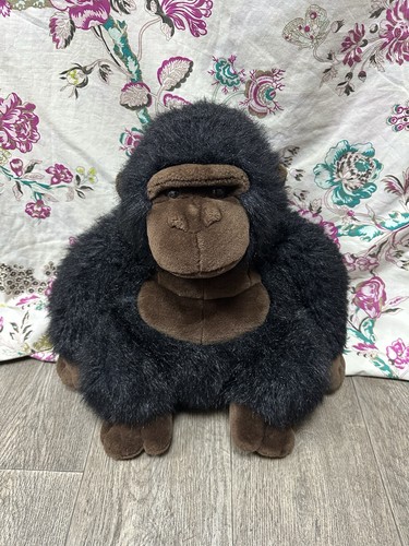 Monkey plush black brown ape - monkey,