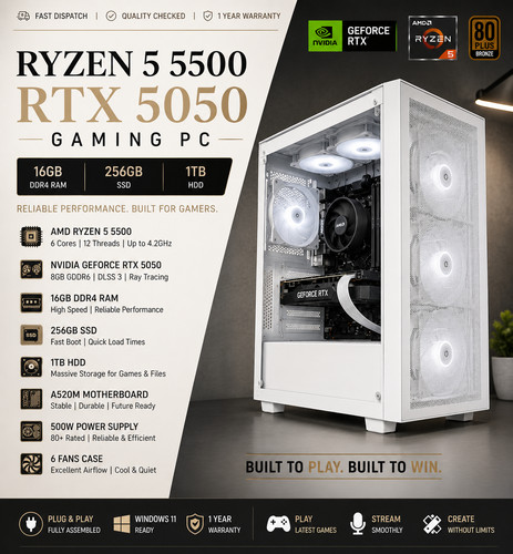Gaming ryzen 5500 rtx - uk,