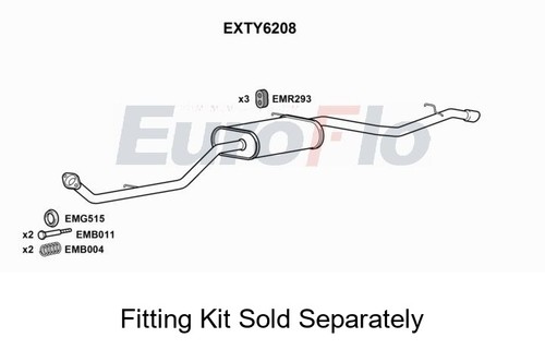 Rear muffler silencer insert - silencer,