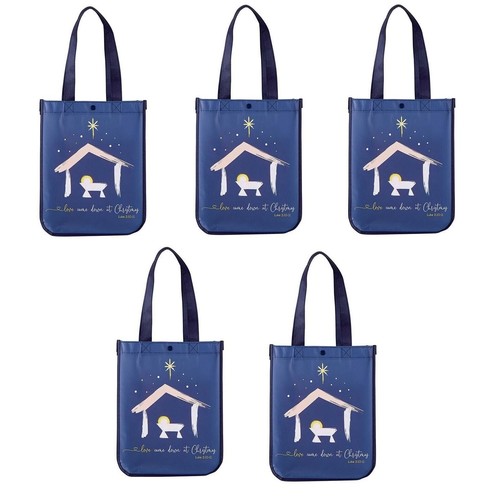 Five reusable gift bag - five,