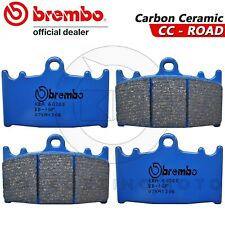 4 BRAKE PADS Anteriori Brembo Blu Carbon Ceramic Kawasaki GPZ 900 R 1997