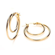 9ct Yellow Gold on Silver