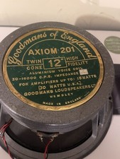 Goodmans Axiom 201 Twin Cone