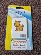 X cut Impress Die Cut Stencil